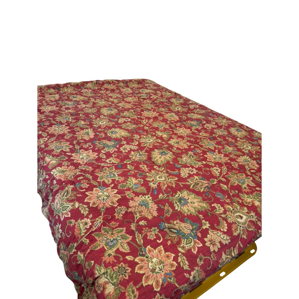 CHAPS Comforter Set with 2 Pillow Shams & Bedskirt Traditional Botanical Queen